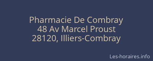 Pharmacie De Combray