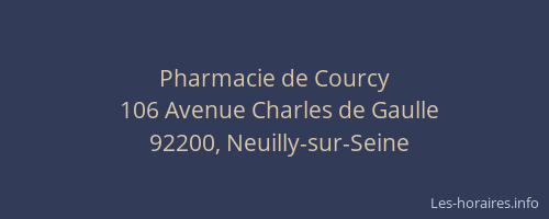 Pharmacie de Courcy