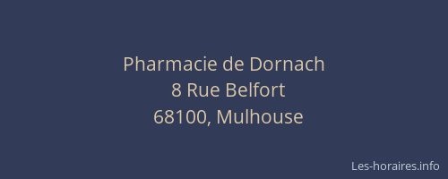 Pharmacie de Dornach