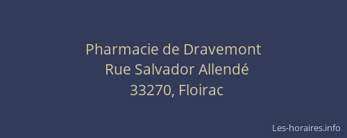 Pharmacie de Dravemont