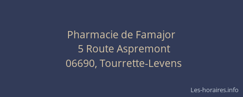 Pharmacie de Famajor
