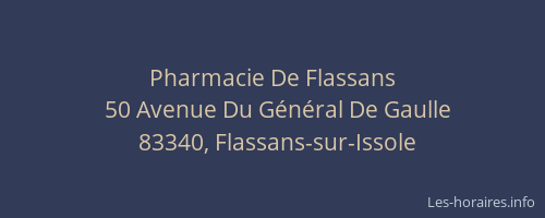 Pharmacie De Flassans