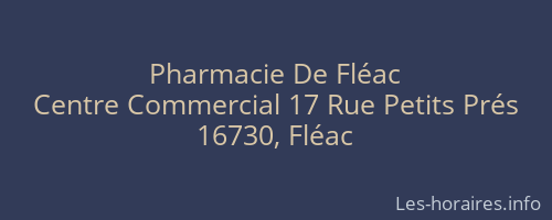 Pharmacie De Fléac