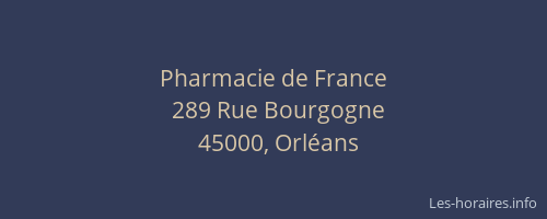 Pharmacie de France