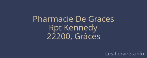 Pharmacie De Graces