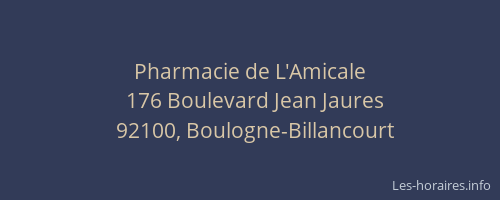 Pharmacie de L'Amicale