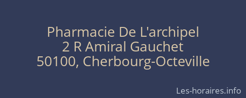 Pharmacie De L'archipel