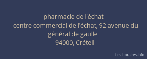 pharmacie de l'&eacute;chat