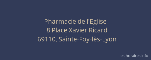 Pharmacie de l'Eglise