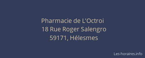 Pharmacie de L'Octroi