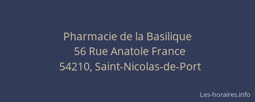 Pharmacie de la Basilique