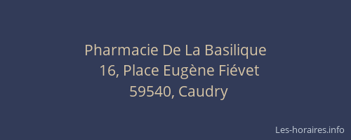 Pharmacie De La Basilique