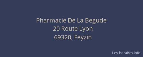 Pharmacie De La Begude
