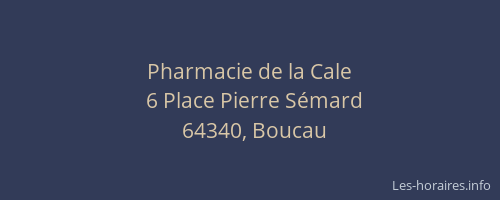 Pharmacie de la Cale