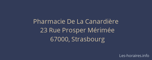 Pharmacie De La Canardière