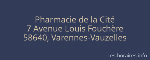 Pharmacie de la Cité