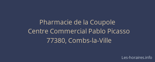 Pharmacie de la Coupole