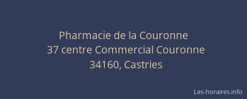 Pharmacie de la Couronne