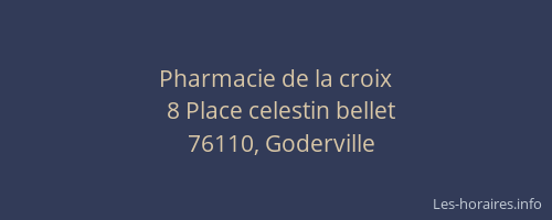 Pharmacie de la croix