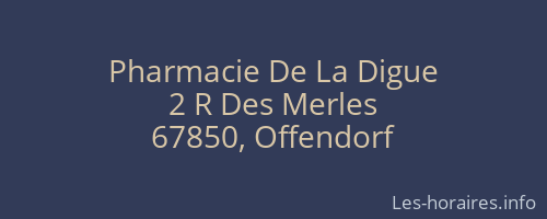 Pharmacie De La Digue