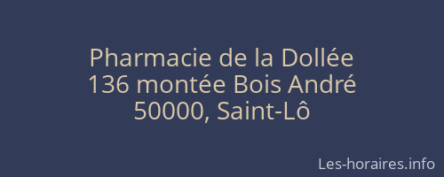 Pharmacie de la Dollée