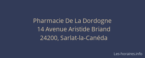 Pharmacie De La Dordogne