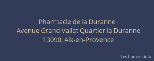 Pharmacie de la Duranne