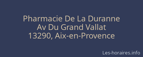 Pharmacie De La Duranne