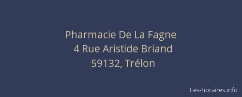 Pharmacie De La Fagne