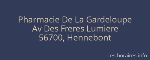 Pharmacie De La Gardeloupe
