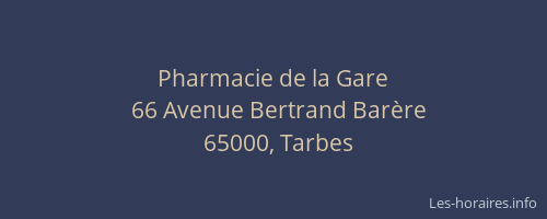 Pharmacie de la Gare