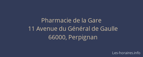 Pharmacie de la Gare