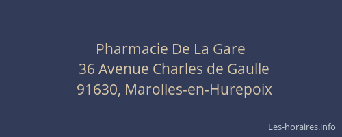 Pharmacie De La Gare