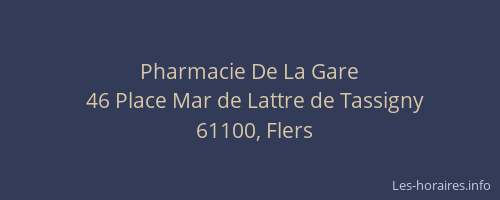 Pharmacie De La Gare