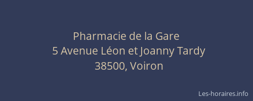 Pharmacie de la Gare