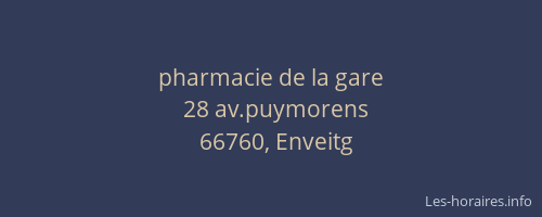 pharmacie de la gare