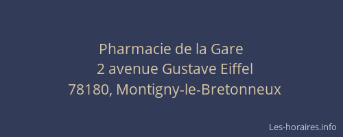 Pharmacie de la Gare