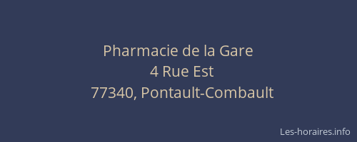 Pharmacie de la Gare