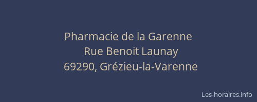 Pharmacie de la Garenne