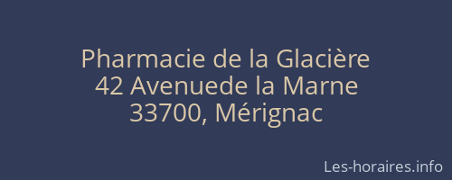 Pharmacie de la Glacière