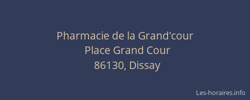 Pharmacie de la Grand'cour