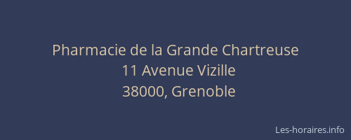 Pharmacie de la Grande Chartreuse