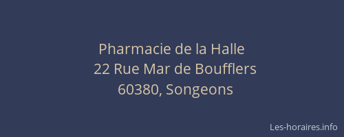 Pharmacie de la Halle