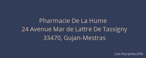 Pharmacie De La Hume