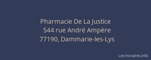 Pharmacie De La Justice