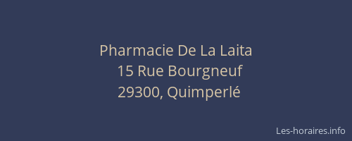 Pharmacie De La Laita