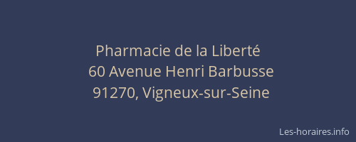 Pharmacie de la Liberté