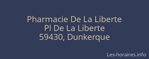 Pharmacie De La Liberte