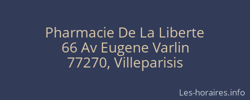 Pharmacie De La Liberte