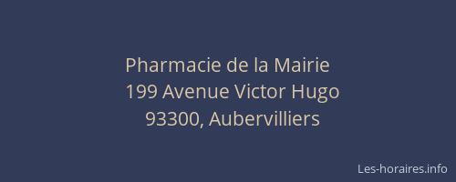 Pharmacie de la Mairie